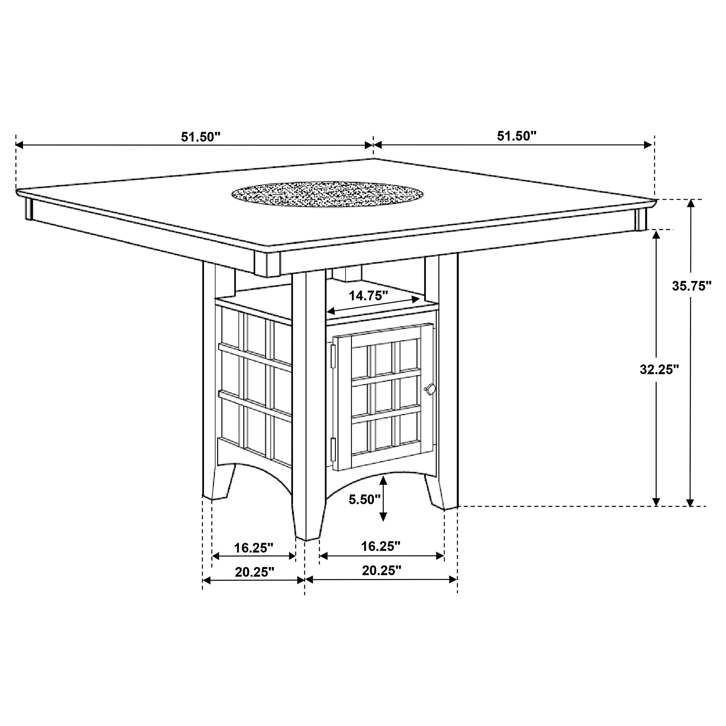 Gabriel Counter Height Dining Table