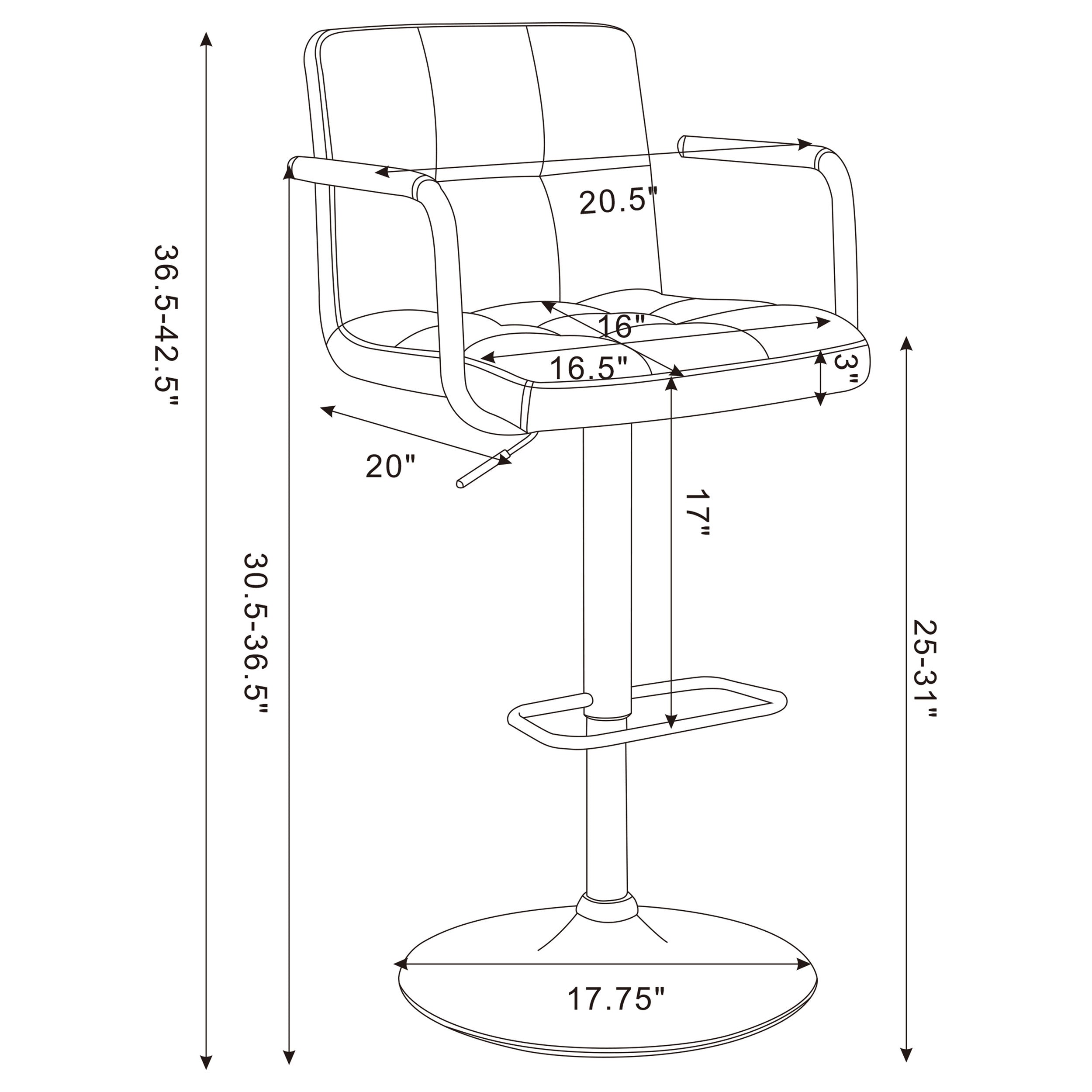 Palomar Adjustable Bar Stool