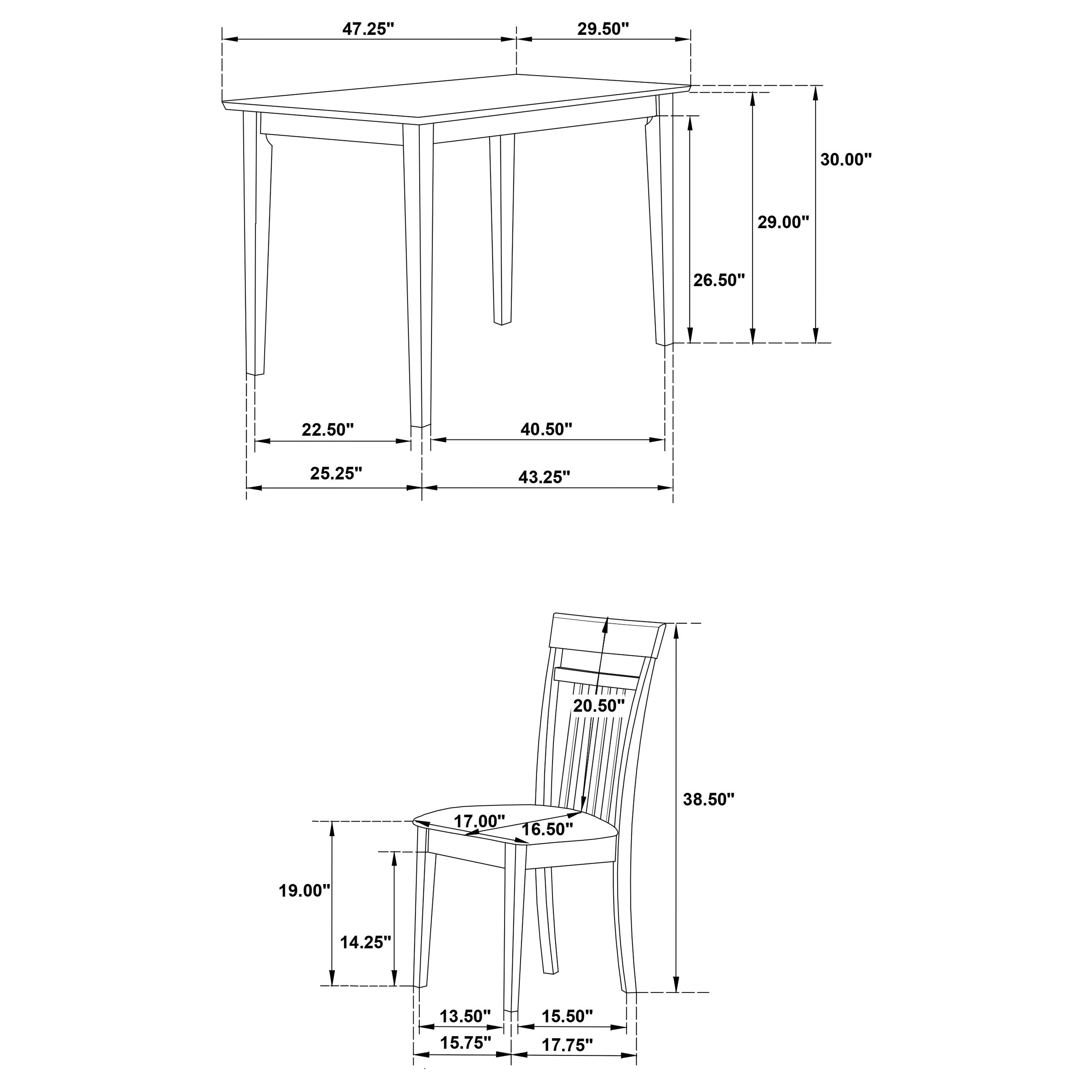 Robles 5 Pc Dining Set