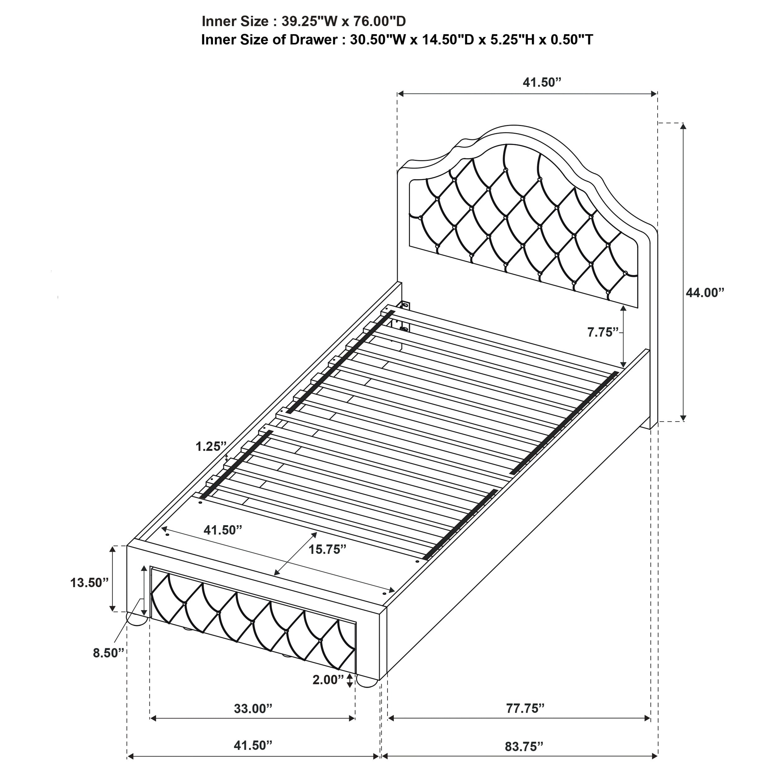 Ashleigh Twin Bed