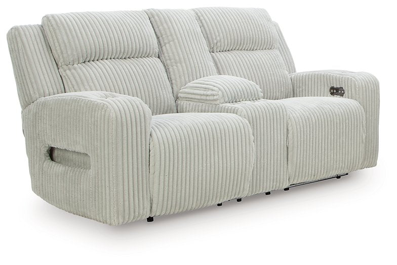 Forest Lake Power Reclining Loveseat with Console