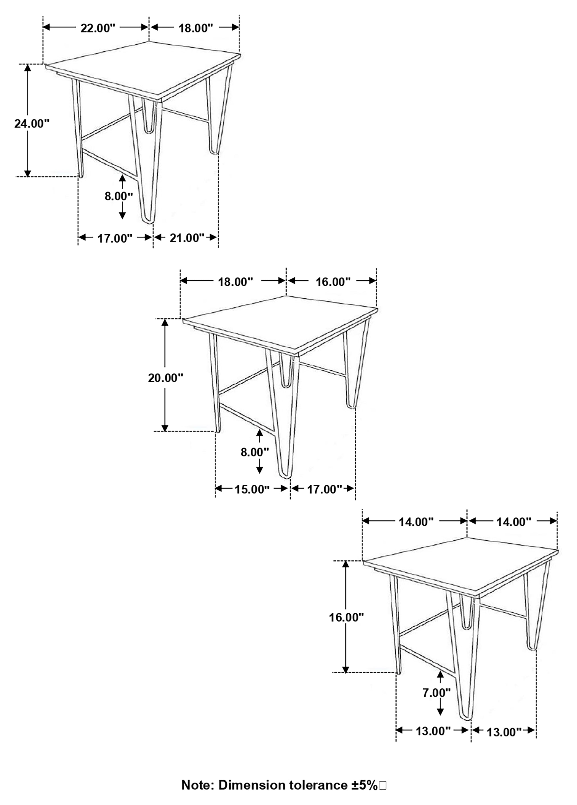 Nayeli Nesting Table