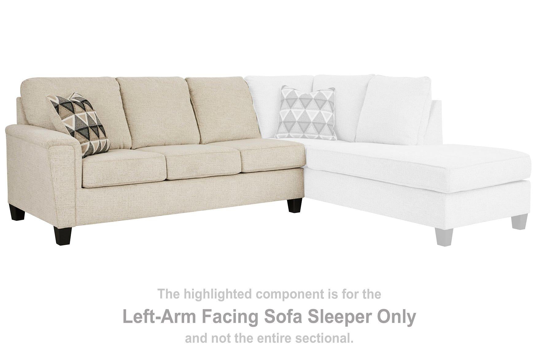 Abinger 2-Piece Sleeper Sectional with Chaise